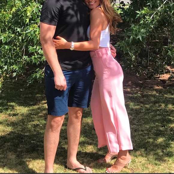 Zara Belted Trousers Wide Leg and Ankle Length - Picture 7 of 7